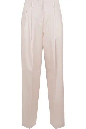 Golden Goose Straight Trousers, female, , XS, Wide Leg Wool Tailored Trousers