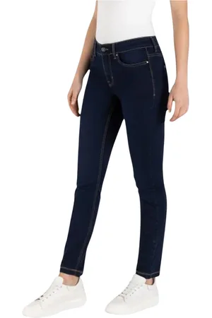 Mac Skinny Jeans, female, , XL, Dark Denim Dream Skinny Trousers