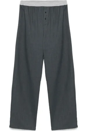 Paloma Wool Wide Trousers, female, , L, Charcoal Grey Elasticated Waistband Trousers