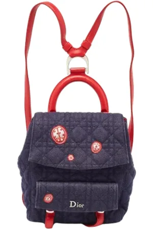 Dior Pre-owned Backpacks, female, , ONE SIZE, Pre-owned Denim backpacks