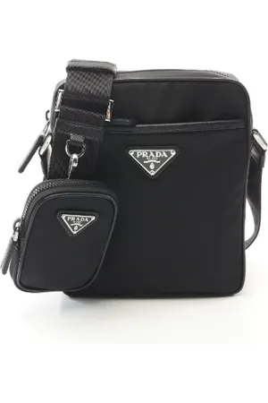 Prada Pre-owned Cross Body Bags, male, , ONE SIZE, Pre-owned Canvas crossbody-bags