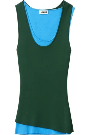 Staud Sleeveless Tops, female, , XS, Hermosa Tank Top