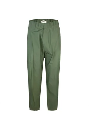 A PAPER KID Loose Fit Cotton Trousers