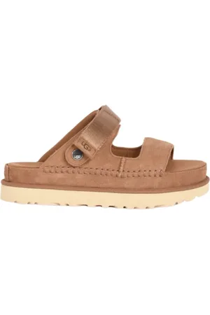 UGG Sliders, female, , 8 UK, Golden Star Glide Sandals
