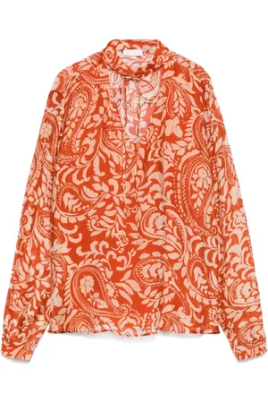 Liu Jo Blouses, female, , L, Floral Brown Shirt for Women