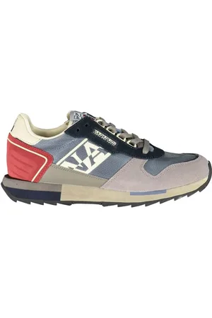 Napapijri Gray Lace-Up Sports Trainers