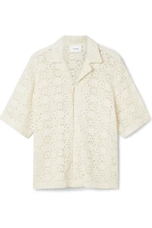 Axel Arigato Short Sleeve Shirts, male, , M, Eren Crochet Shirt