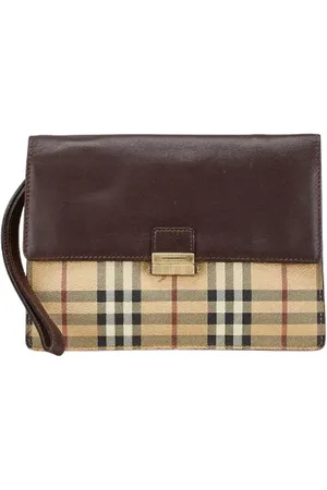 Burberry Pre-owned Clutches, female, , ONE SIZE, Pre-owned Leather clutches