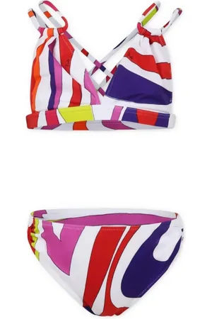 Emilio Pucci Bikini, female, , 8 Y, Colorful Kids Swimsuit