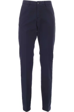 Paul & Shark Slim-fit Trousers, male, , 6XL, Stretch Cotton Trousers with Logo