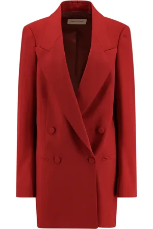 DRIES VAN NOTEN Blazers, female, , S, Wool Double-Breasted Coat