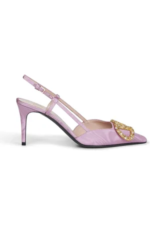 VALENTINO GARAVANI Pumps, female, , 4 1/2 UK, Crystal-embellished VLogo Heels