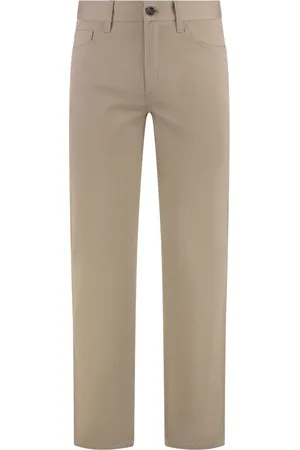 Ermenegildo Zegna Chinos, male, , W32, Classic Fit Cotton-Silk Trousers