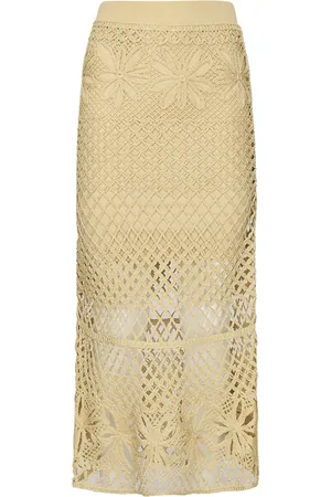 Pinko Maxi Skirts, female, , 2XS, Crochet Mesh Skirt