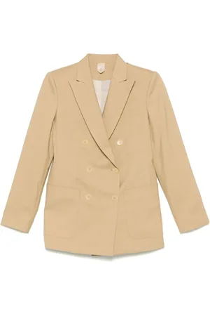 Max Mara Blazers, female, , M, Double-Breasted Jacket with Pockets