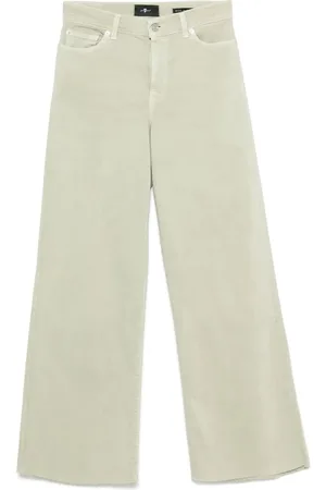 7 for all Mankind Wide Jeans, female, , W25, Lotta Cropped Wide Leg Jeans