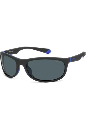 Polaroid Sunglasses, unisex, , 64 MM, Matte /Blue Sunglasses