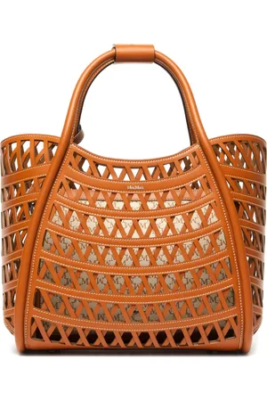 Max Mara Tote Bags, female, , ONE SIZE, Leather Logo Clutch Bag