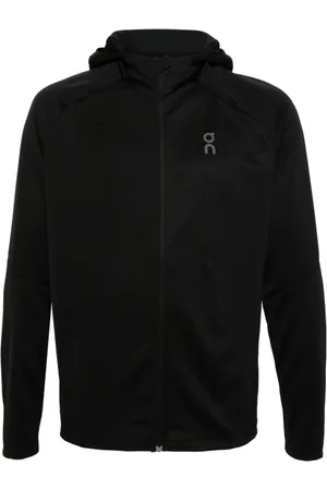 On Running Zip-throughs, male, , XL, Lightweight Logo Print Hooded Sweatshirt