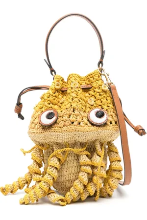 Anya Hindmarch Handbags, female, , ONE SIZE, Fringe Drawstring Bag