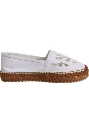 Dolce & Gabbana Embroidered Slip-On Espadrilles Shoes