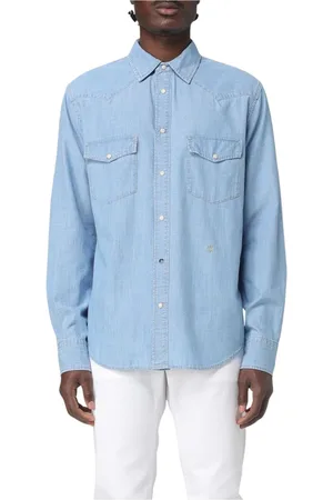 Jacob Cohen Denim Shirts, male, , XL, Casual Long Sleeve Denim Shirt