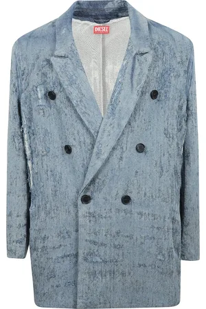 Diesel Double-breasted Blazer with Classic Lapels