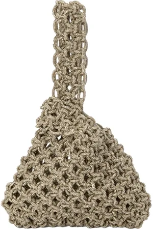Hibourama Handbags, female, , ONE SIZE, Golden Resin and Crystal Bag