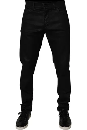 Dolce & Gabbana Slim-fit Jeans, male, , M, Skinny Denim Jeans with Logo Details