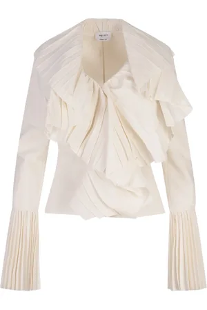 Alexander McQueen Blouses, female, , S, Paper Viscose Composition Fashion