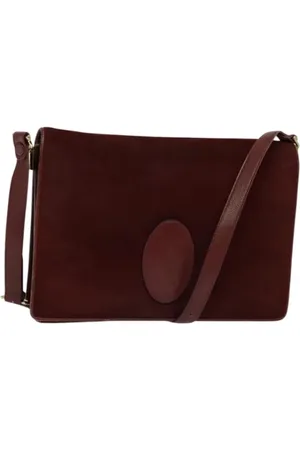 Cartier Pre-owned Cross Body Bags, female, , ONE SIZE, Pre-owned Suede shoulder-bags