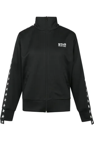 Golden Goose Zip-throughs, female, , M, Zip Sweatshirt with Grosgrain Stars