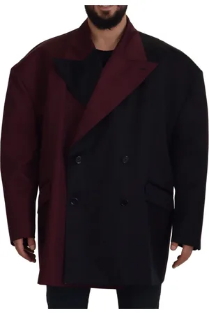 Dolce & Gabbana Elegant Bordeaux Double-Breasted Jacket