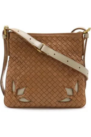 Bottega Veneta Pre-owned Cross Body Bags, female, , ONE SIZE, Pre-owned Leather shoulder-bags