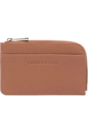 Longchamp Wallets & Cardholders, female, , ONE SIZE, Caramel Leather Wallet with Zip