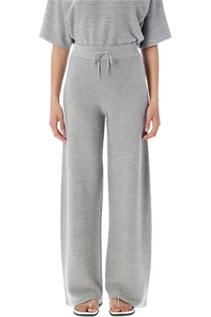 Fabiana Filippi Wide Trousers, female, , XS, High-rise Lurex Yarn Jogging Trousers