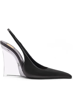 Saint Laurent Pumps, female, , 5 UK, Wedge Ankle Strap Shoes