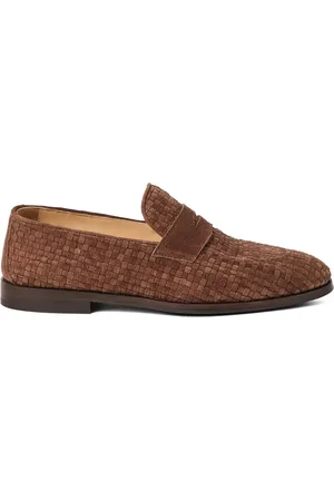 Brunello Cucinelli Loafers, male, , 8 UK, Slip-On Penny Slot Shoes