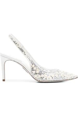 RENE CAOVILLA Pumps, female, , 6 UK, Slingback Pointed Toe Heels