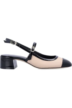 Stuart Weitzman Pumps, female, , 6 UK, Two-tone Patent Leather Mary Jane Slingbacks