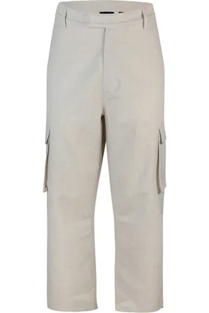 Daily paper Straight Trousers, male, , M, Cargo Linen Trousers Relaxed Fit