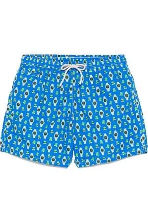 MC2 SAINT BARTH Ocean Swim Shorts Elastic Waistband