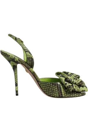 Dolce & Gabbana Python Animal Print High Heels Sandals