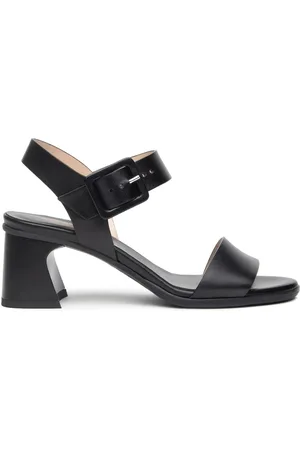 Nero Giardini Leather Block Heel Sandals