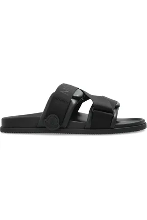 Moncler Sliders, male, , 9 UK, Lambskin Rubber Trainers