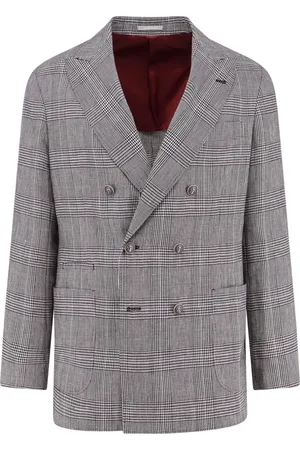 Brunello Cucinelli Cotton Linen Blazer Jacket
