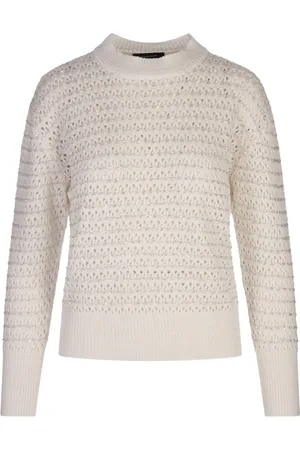 Fabiana Filippi Round-neck Knitwear, female, , XS, Cotton Blend Jumper