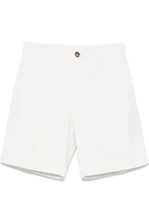 Brunello Cucinelli Casual Shorts, male, , L, Twisted Cotton Gabardine Shorts