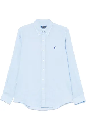Ralph Lauren Casual Shirts, male, , XL, Clear Linen Shirt Button-Down