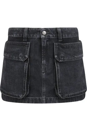 Diesel Denim Skirts, female, , W27, Denim cargo mini skirt with pockets